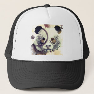 Illustratie van Cool Panda Trucker Pet