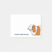 Illustratie van Cute Guinee-Varkens Gepersonalisee Post-it® Notes (Voorkant)