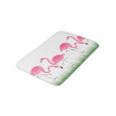 Illustratie van Cute Pink Flamingos Badmat (Gekanteld)