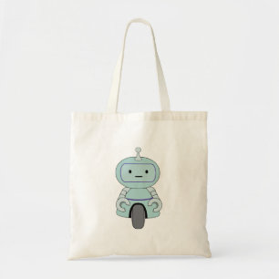 Illustratie van Cute Retro Robot Tote Bag