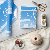 Illustratie van damessport cadeaupapier