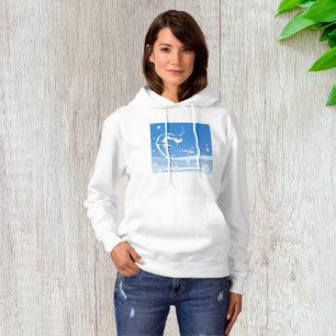 Illustratie van damessport hoodie
