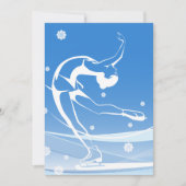 Illustratie van damessport kaart (Voorkant)