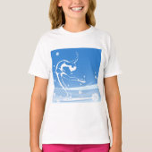 Illustratie van damessport t-shirt (Voorkant)