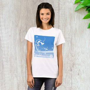 Illustratie van damessport t-shirt