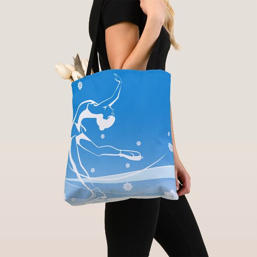 Illustratie van damessport tote bag
