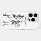 Illustratie van dansende skeletten Case-Mate iPhone case (Achterkant (horizontaal))