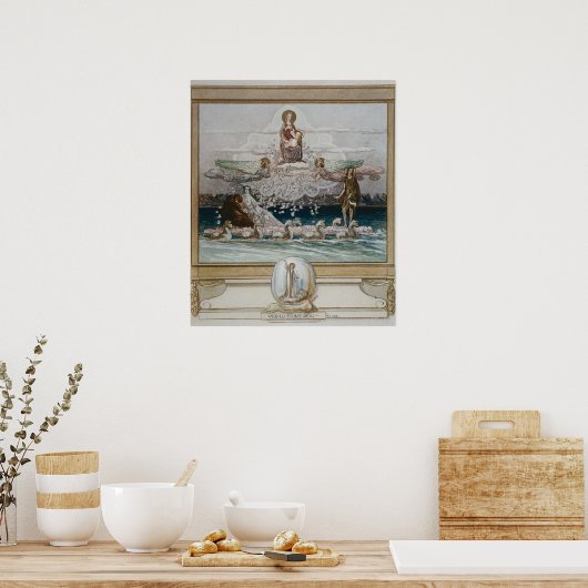 Illustratie van Dante's 'Divine Comedy' 2 Poster (Keuken)