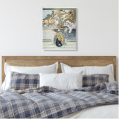 Illustratie van Dante's 'Divine Comedy' Canvas Afdruk (Insitu (Slaapkamer))