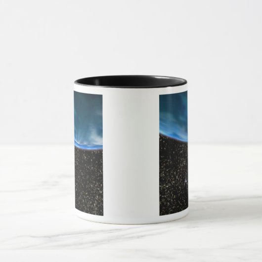 Illustratie van de Aarde-horizon Mok (Midden)