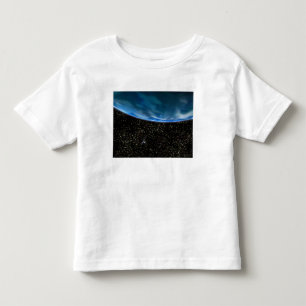 Illustratie van de aardhorizon kinder shirts