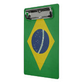 Illustratie van de abstracte vlag van Brazilië Mini Klembord (Angled2)