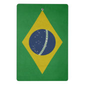 Illustratie van de abstracte vlag van Brazilië Mini Klembord (Achterkant)