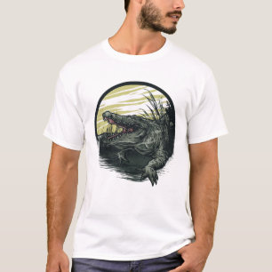 Illustratie van de alligator T-Shirt