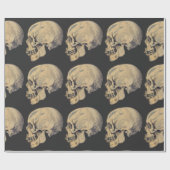  illustratie van de anatomie van de schedel cadeaupapier (Vlak)