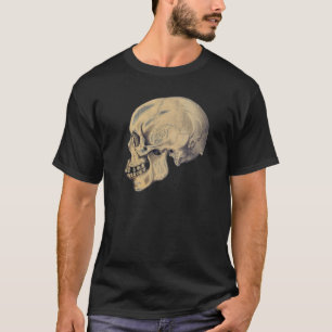 illustratie van de anatomie van de schedel t-shirt