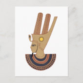 Illustratie van de Antiek godin Hathor Briefkaart (Voorkant)