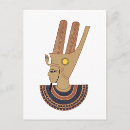 Illustratie van de Antiek godin Hathor Briefkaart