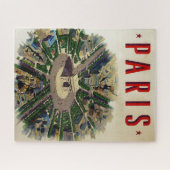 Illustratie van de  Arc de Triomphe Paris Legpuzzel (Horizontaal)