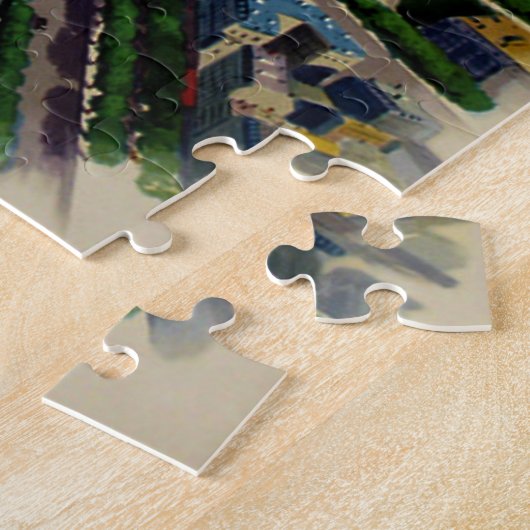 Illustratie van de  Arc de Triomphe Paris Legpuzzel (Zijkant)