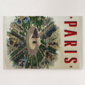 Illustratie van de  Arc de Triomphe Paris Legpuzzel (Horizontaal)