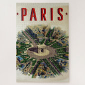 Illustratie van de  Arc de Triomphe Paris Legpuzzel (Verticaal)