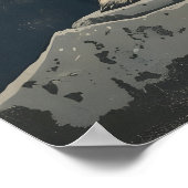 Illustratie van de Arctic Fox Poster (Hoek)