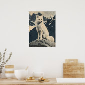 Illustratie van de Arctic Fox Poster (Keuken)