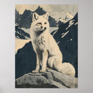 Illustratie van de Arctic Fox Poster