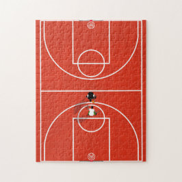 Illustratie van de Basketball Court Legpuzzel