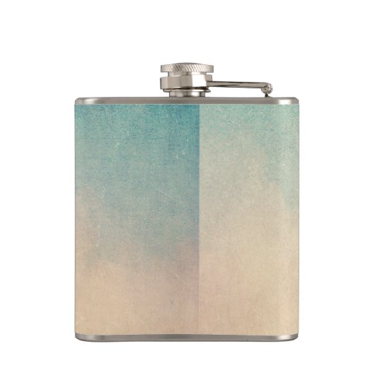 Illustratie van de berg met Sun Rays Family Reunio Heupfles (Achterkant)