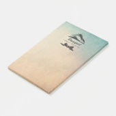 Illustratie van de berg met Sun Rays Family Reunio Post-it® Notes (Schuin)