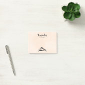 Illustratie van de bergen in het zwart - Herinneri Post-it® Notes (Kantoor)