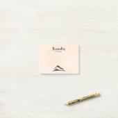 Illustratie van de bergen in het zwart - Herinneri Post-it® Notes (Op bureau)