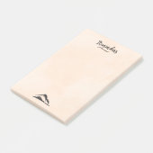 Illustratie van de bergen in het zwart - Herinneri Post-it® Notes (Schuin)