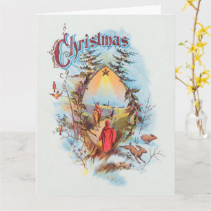 Illustratie van de Biblical Magi Holiday Kaart