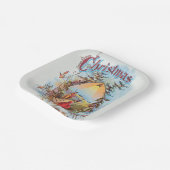 Illustratie van de Biblical Magi Holiday Papieren Bordje (Gebogen)