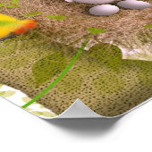 Illustratie van de bloeiende vogelkunst door Gemma Poster (Hoek)