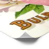 Illustratie van de  bloem Peony 1904 Poster (Hoek)