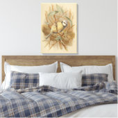  illustratie van de Bluetit Canvas Afdruk (Insitu (Slaapkamer))