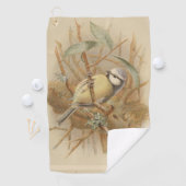  illustratie van de Bluetit Golfhanddoek (Insitu)