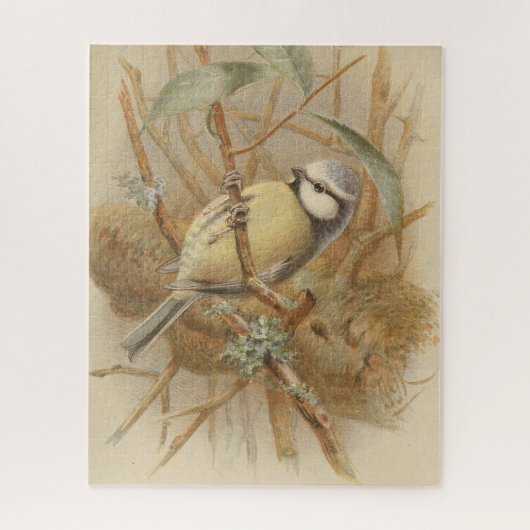  illustratie van de Bluetit Legpuzzel (Verticaal)