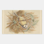  illustratie van de Bluetit Rechthoekige Sticker (Voorkant)