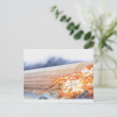 Illustratie van de brandwonden van Zeppelin Briefkaart (Staand voorkant)