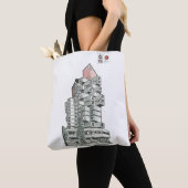 Illustratie van de Capsule-toren van Nakagin Tote Bag (Dichtbij)