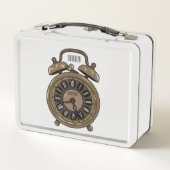 Illustratie van de cartoon van de wekker (Achterkant)