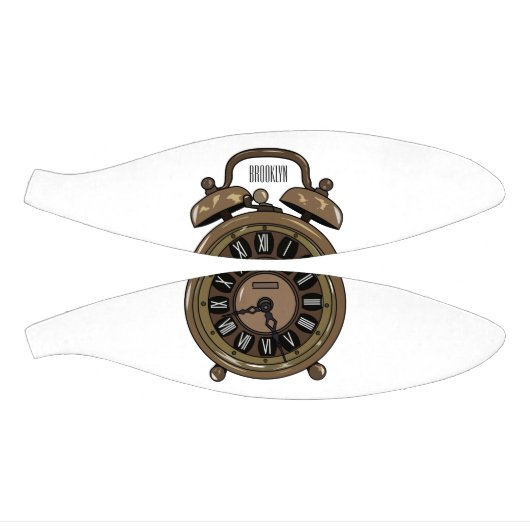 Illustratie van de cartoon van de wekker basketbal (Panelen)