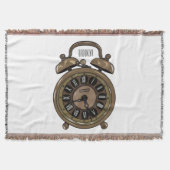 Illustratie van de cartoon van de wekker deken (Voorkant)