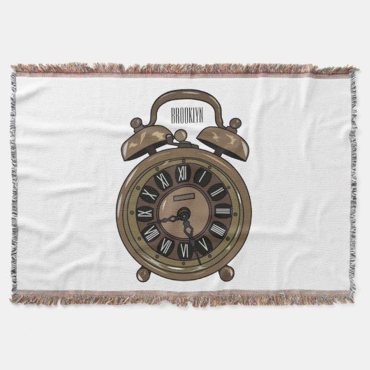 Illustratie van de cartoon van de wekker deken (Voorkant)