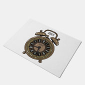 Illustratie van de cartoon van de wekker deurmat (Schuin)